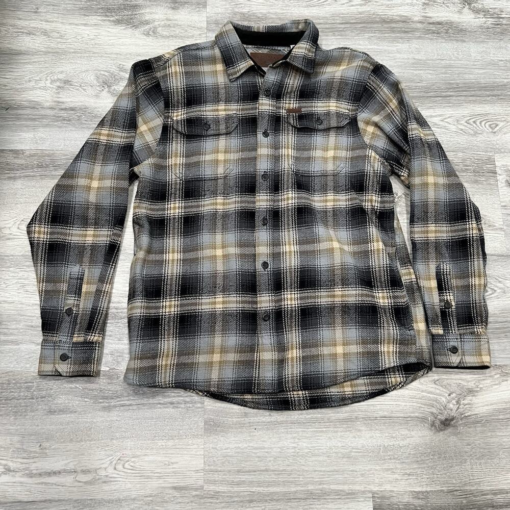 Orvis Flannel‎ Shirt Plaid Button Up Long Sleeve Outdoor Casual Size M